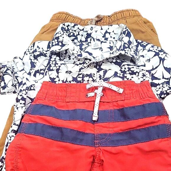 Gap Baby short, Carter Pants and Old Navy Poloshirt - Picture 1 of 4